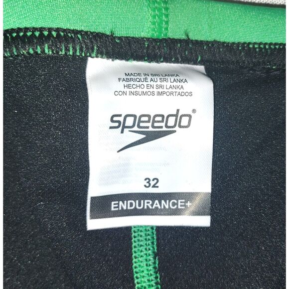NWT Speedo Men's Edge Splice Jammer Green Waist 32 87052257962 Competitive Swim - Picture 9 of 9